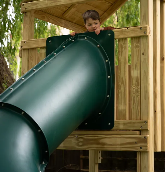 High quality<br>bespoke playgrounds mobile slider image
